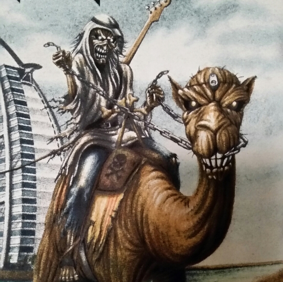 IRON MAIDEN 2007 DUBAI SHIRT - 4XL - Picture 2 of 6